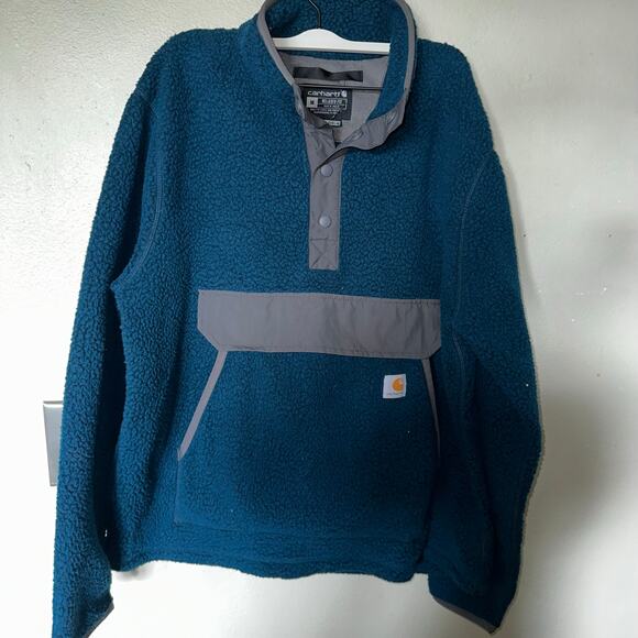 NWOT Men's Sherpa relax fit pull over sweater sz m